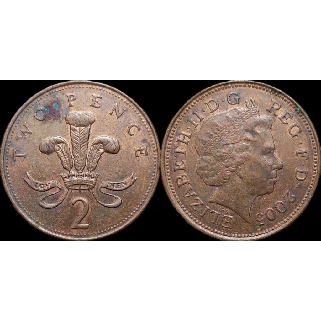 Đồng xu 2 Pence Anh Quốc (United Kingdom) 1998-2008