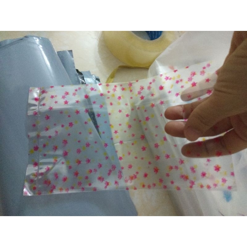 500 gam, nửa kg túi nilong PP IN trong suốt in sẵn họa tiết dễ thương loại cao cấp