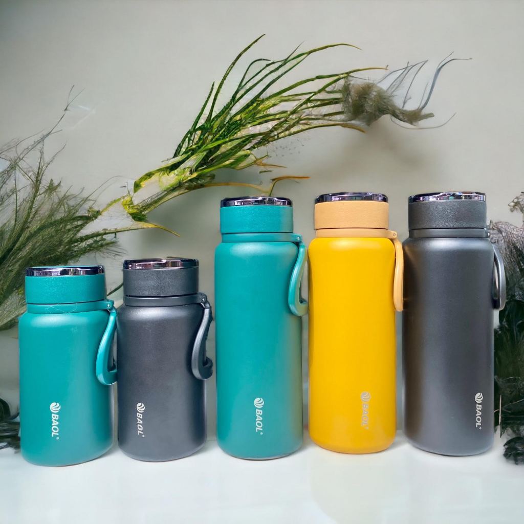 Bình giữ nhiệt 1L - 1.5L BAOL32 + Túi, Bình nước bằng inox 304tcá tính và sang trọng, 7 Ngày Đổi Trả!