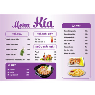 Combo Menu KaMi