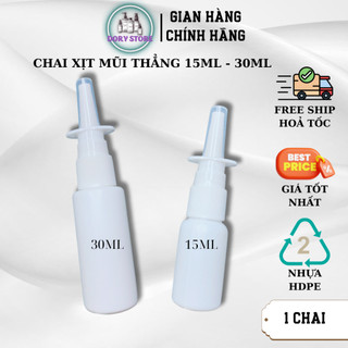 Chai xịt mũi phun sương 15ml 30ml xịt đứng , lọ xịt mũi rỗng chiết dung dịch phun sương
