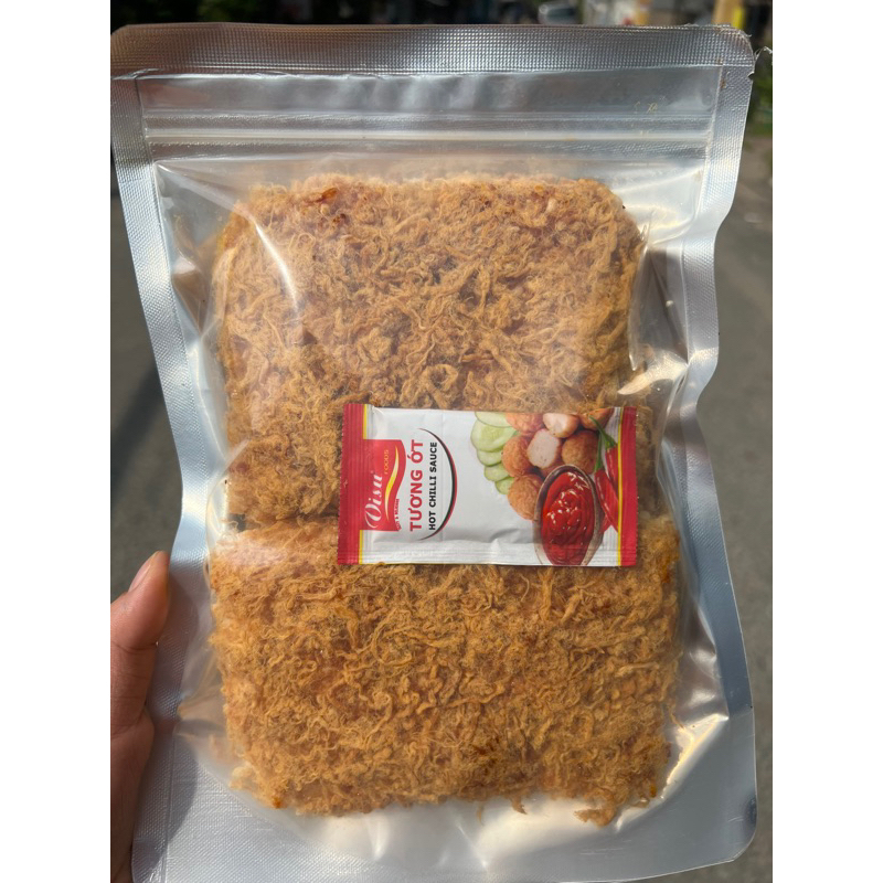 Cơm cháy vuông siêu chà bông 200g sản phẩm mới ra mắt