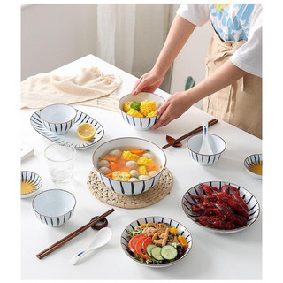 Đĩa Sứ Họa Tiết Kẻ  Bát Tràng Cao Cấp-Viền màu Vàng Sang Trọng-Men Dầy Dặn,Sáng Trắng-Giao Hàng Toàn Quốc
