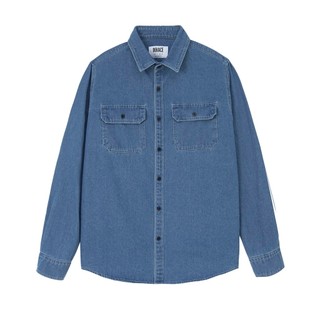 Áo Sơ Mi Jean Two Pockets Dekace Cao Cấp Vải Dày Co Giãn