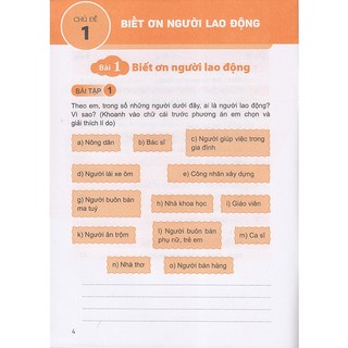 Sách - Vở bài tập Đạo đức 4 (Kết nối tri thức với cuộc sống)