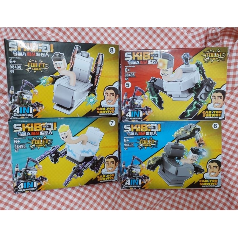 Mô hình lắp ghép 3D Monitor Man & Toilet