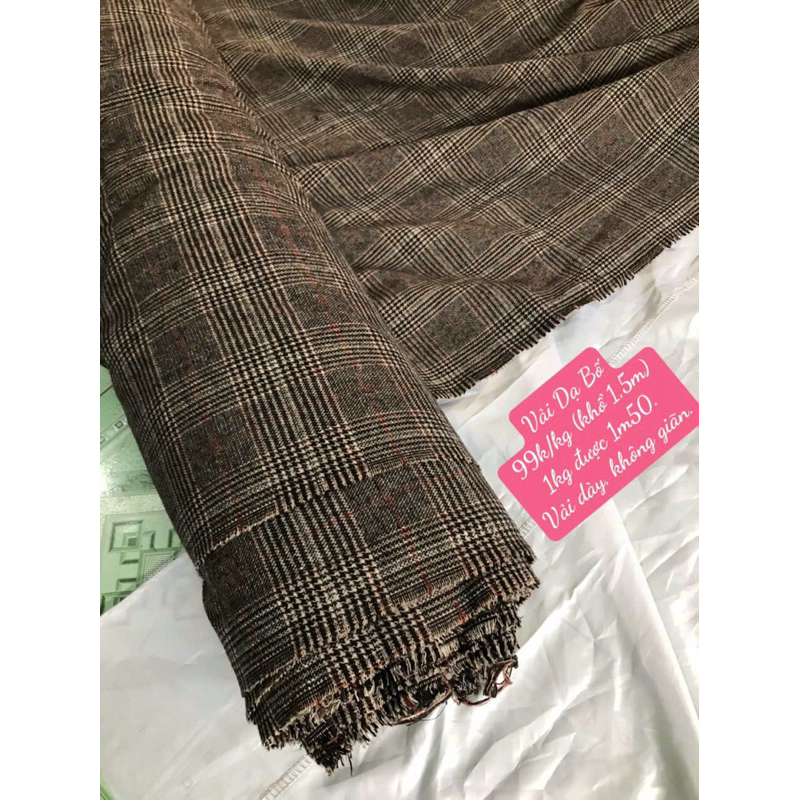 Vải Dạ - nhiều màu