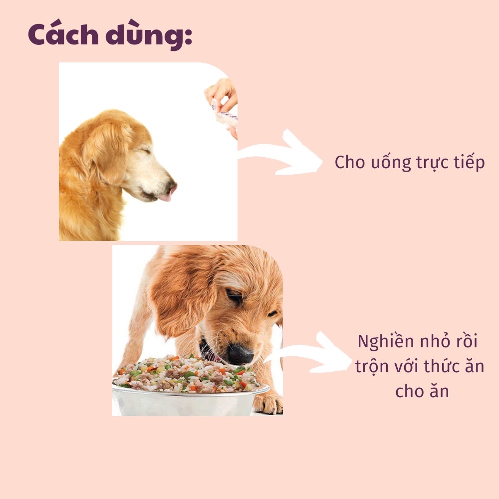 Viên Xổ Giun Sán Cho Chó Mèo Bio-Rantel 1 Viên Và 5 Viên - KIKINO