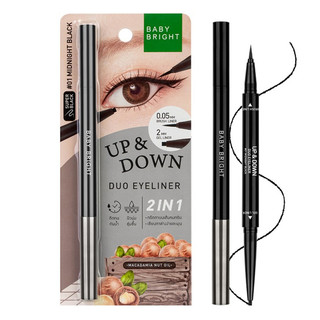 [Thailand] Bút Kẻ Mắt 2 Đầu Baby Bright Up And Down Duo Eyeliner Gel Và Nước Bền Màu