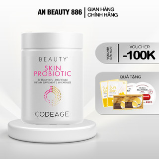 Viên uống lợi khuẩn cho da CodeAge Beauty Skin Probiotic 60 viên