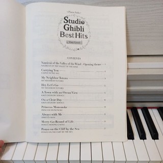 ( TÁC PHẨM PIANO HAY) STUDIO GHIBLI BEST HITS ( Easy Level) dành cho Piano