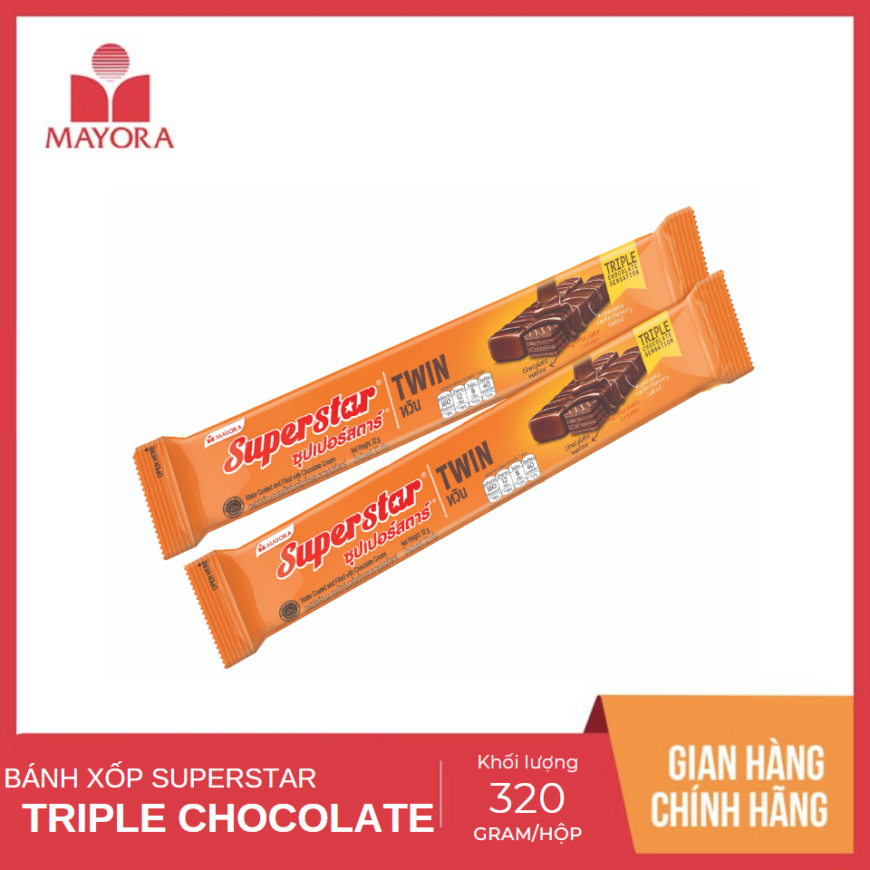 Bánh Xốp Superstar Chocolate 320g