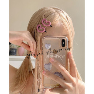 Kẹp tóc mái hình trái tìm, hình ngôi sao dễ thương mang phong cách Hàn Quốc cho nữ - Huyền Accessories - HNTT