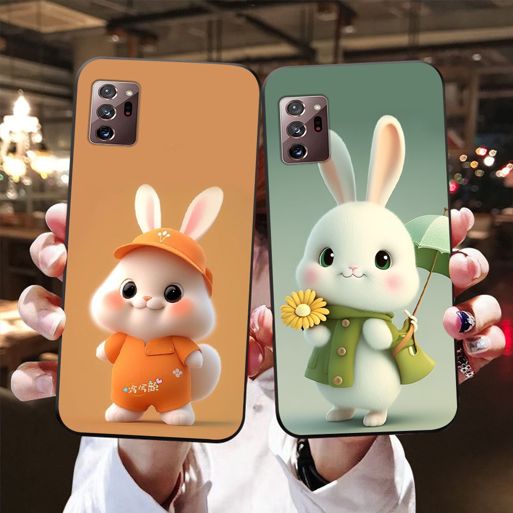 Ốp lưng Samsung note 20 plus / samsung note 20 ultra in hình thỏ siêu dễ thương
