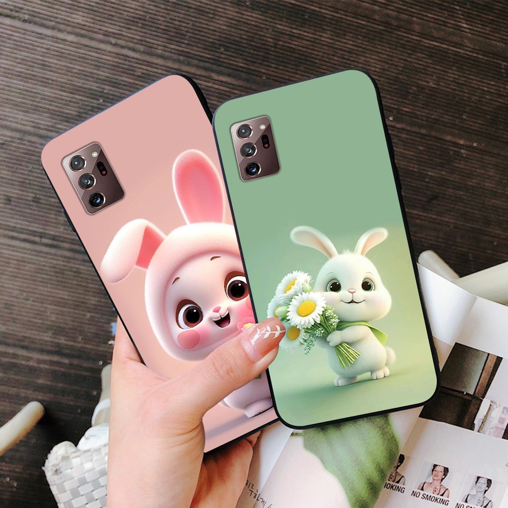 Ốp lưng Samsung note 20 plus / samsung note 20 ultra in hình thỏ siêu dễ thương