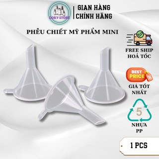 Phễu chiết mỹ phẩm mini , phễu nhựa chiết mỹ phẩm dung dịch, nước hoa, phễu mini
