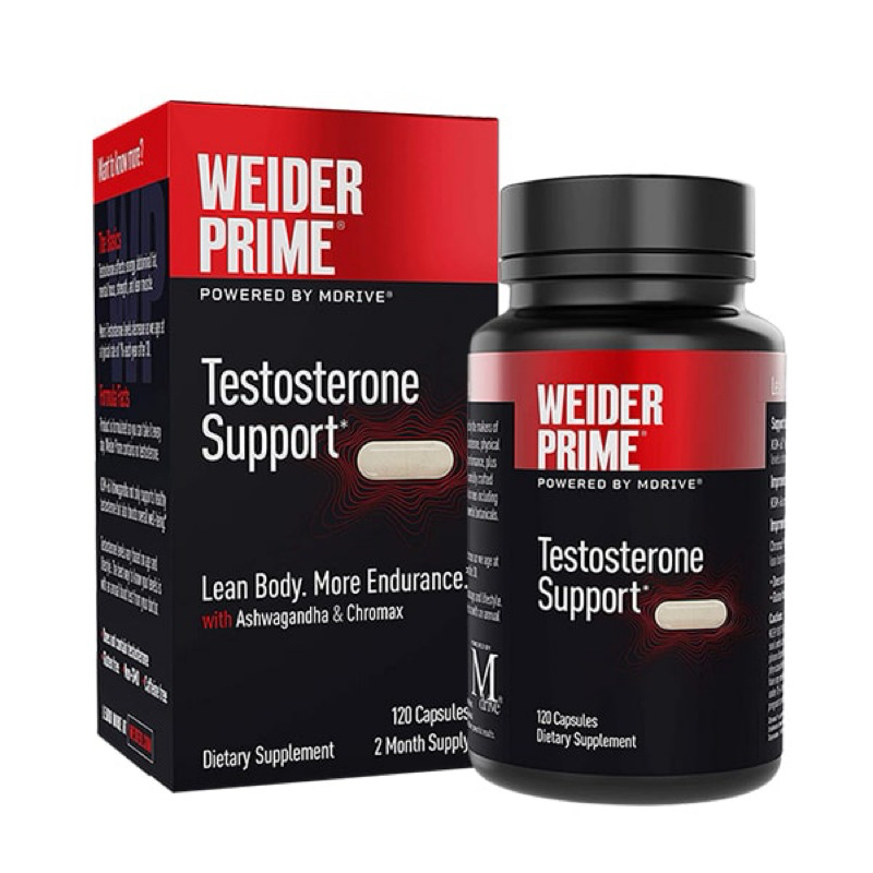 Viên uống tăng cường testosterone cho đàn ông Weider Prime Testosterone Support 120 viên của Mỹ