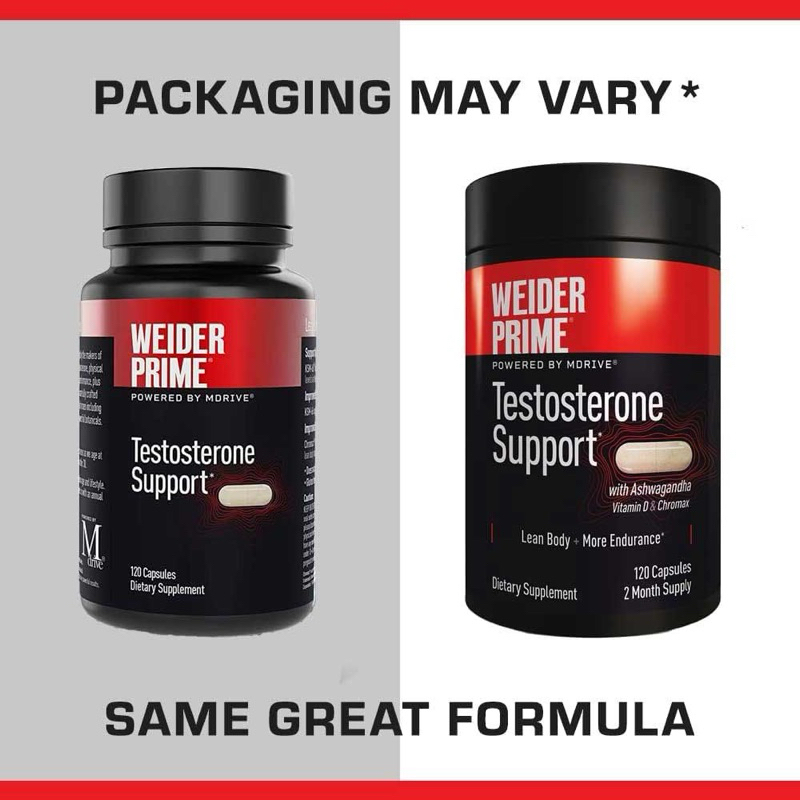 Viên uống tăng cường testosterone cho đàn ông Weider Prime Testosterone Support 120 viên của Mỹ