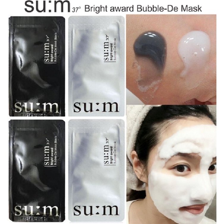 Mặt nạ Su:m thải độc, sáng da, căng bóng gói