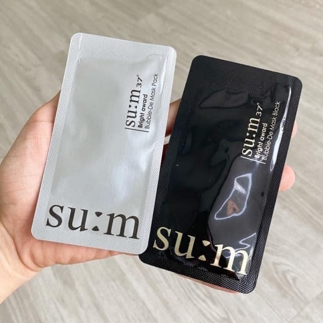 Mặt nạ Su:m thải độc, sáng da, căng bóng gói