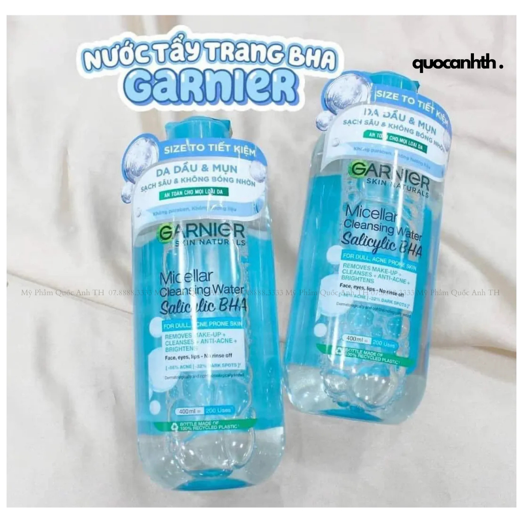 Nước tẩy trang Garnier Pháp 400ml