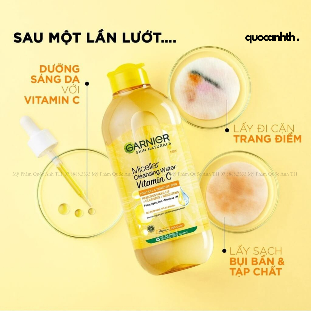 Nước tẩy trang Garnier Pháp 400ml