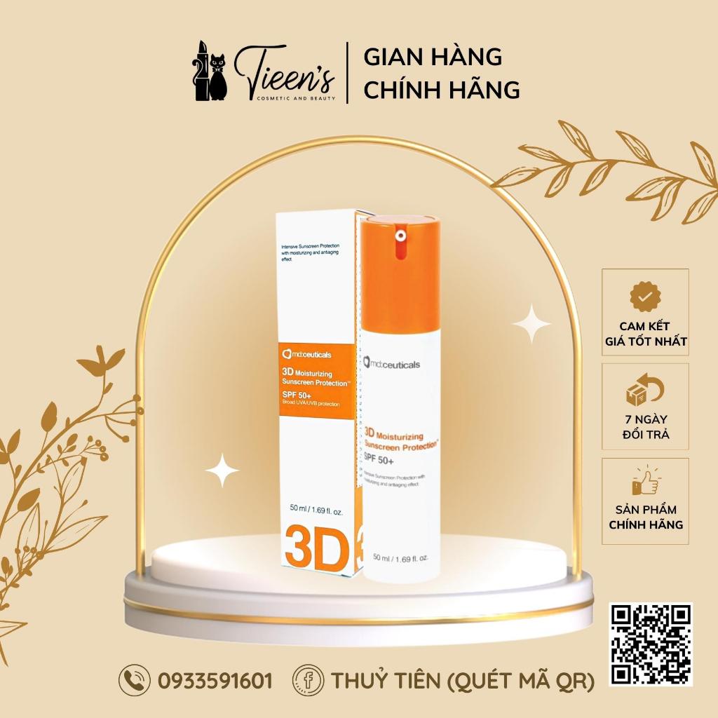 Kem chống nắng Md:ceuticals 3D Moisturizing Sunscreen Protection SPF50+ 50ml Tieen's Cosmetic