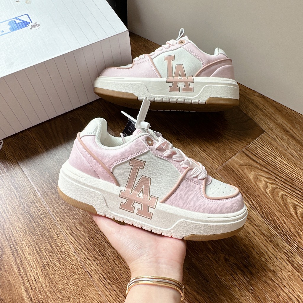 Giày sneaker mlb liner LA hồng siêu xinhh fullbox miễn phí ship