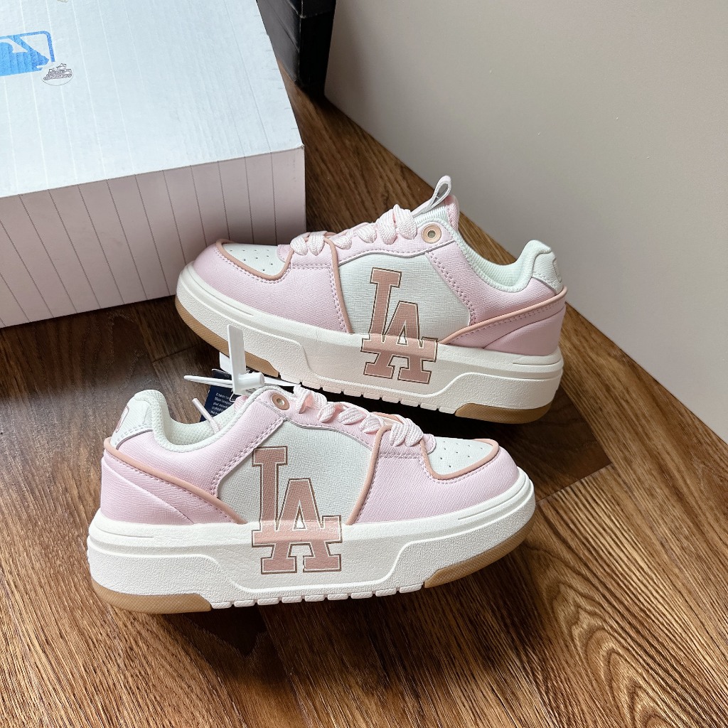 Giày sneaker mlb liner LA hồng siêu xinhh fullbox miễn phí ship