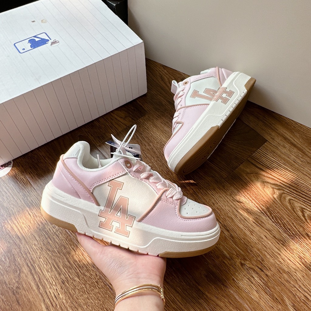 Giày sneaker mlb liner LA hồng siêu xinhh fullbox miễn phí ship