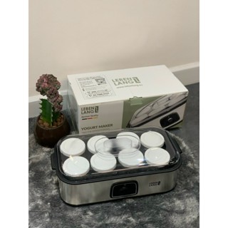 Máy làm sữa chua Lebenlang bộ 8 cốc thủy tinh LBL9139, bảo hành 2 năm - Hàng chính hãng