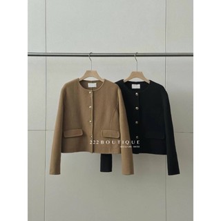Áo dạ cashmere acme cổ tròn 831221