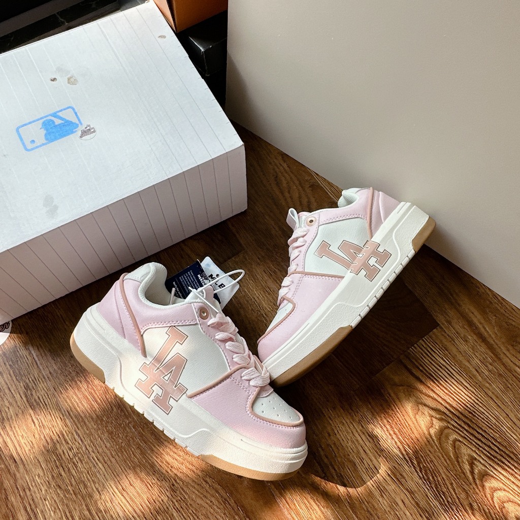 Giày sneaker mlb liner LA hồng siêu xinhh fullbox miễn phí ship