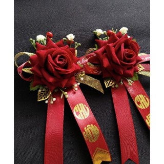 1 Hoa cài áo chủ hôn đám cưới