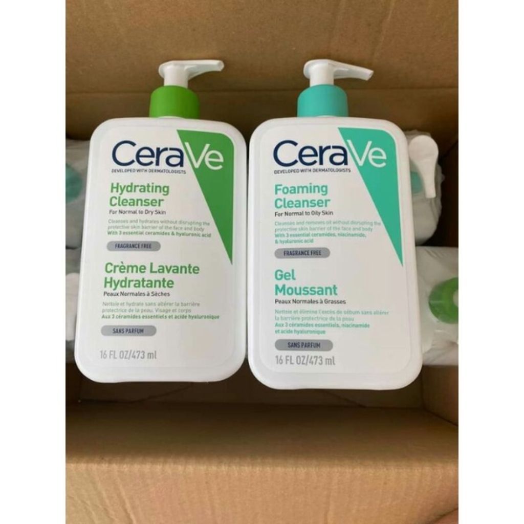 Sữa Rửa Mặt Cerave fullSize Bản Pháp Có Bill