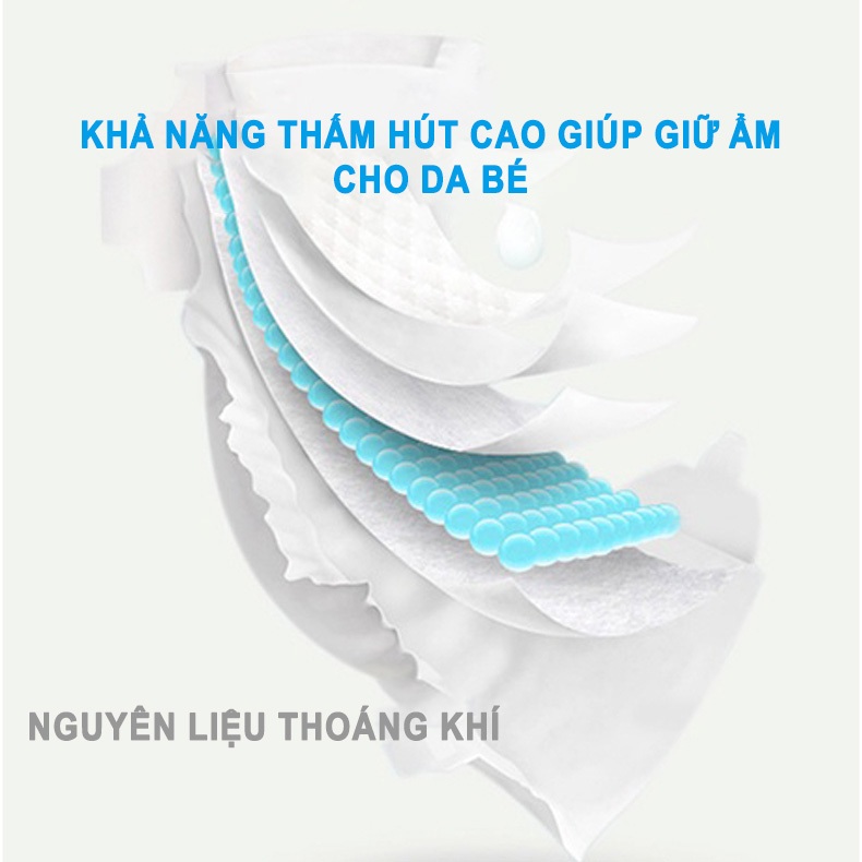 100/50  Tã bỉm Tã quần Tushie Treats cho bỉm em bé Công nghệ Nhật bản ôm sát thấm hút thông thoáng NB/S/M/L/XL/XXL/XXXL