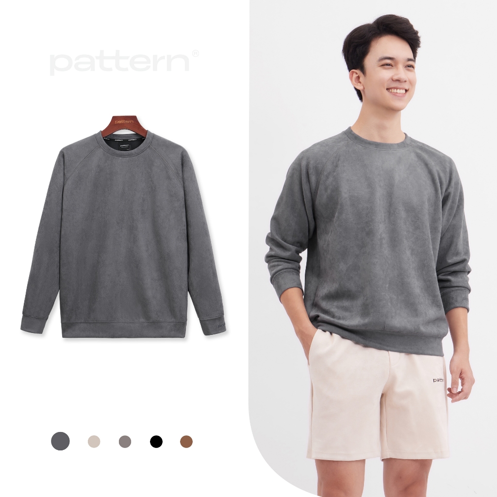 Áo Sweater Da Lộn Basic 5 Màu PATTERN PA045