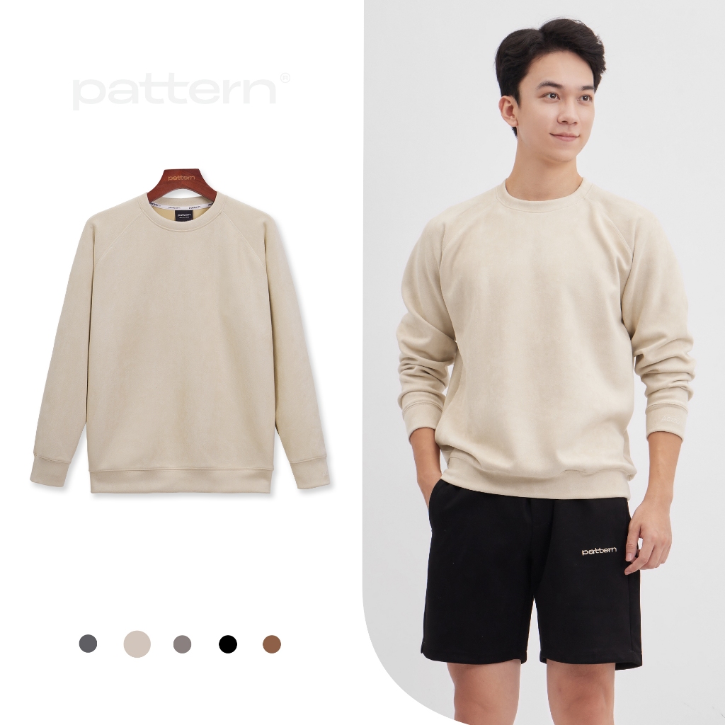 Áo Sweater Da Lộn Basic 5 Màu PATTERN PA045