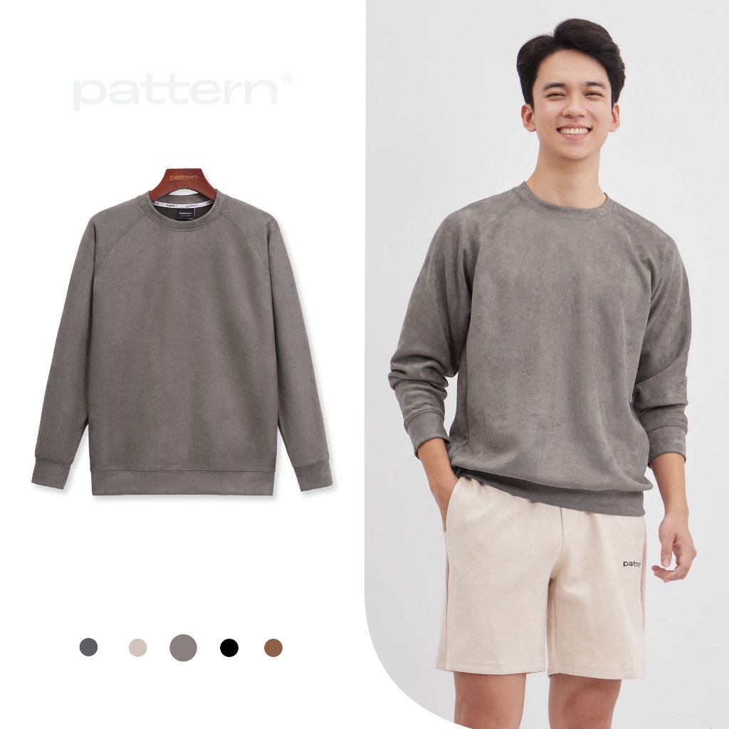 Áo Sweater Da Lộn Basic 5 Màu PATTERN PA045