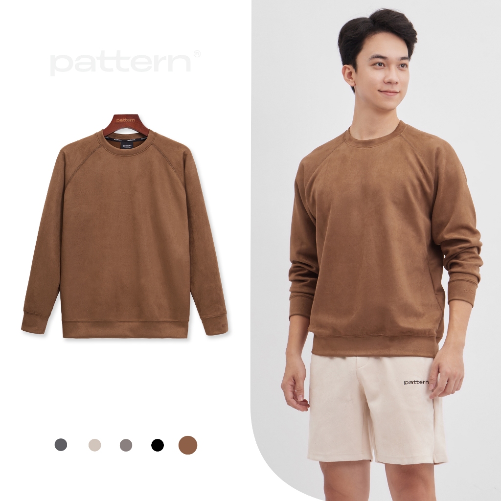 Áo Sweater Da Lộn Basic 5 Màu PATTERN PA045