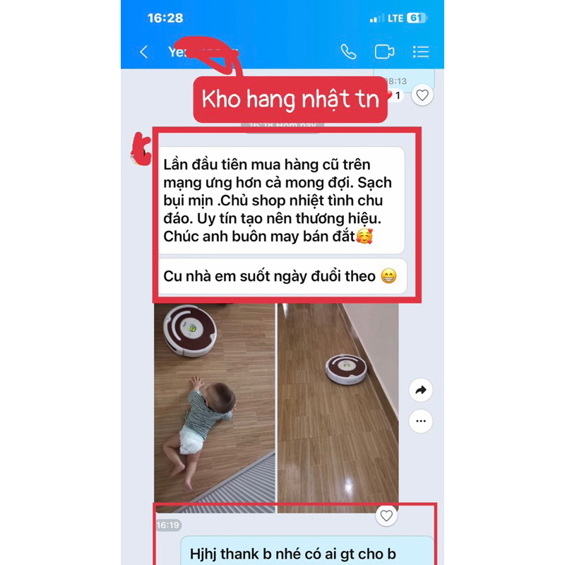 Robot hút bụi Nhật Bãi