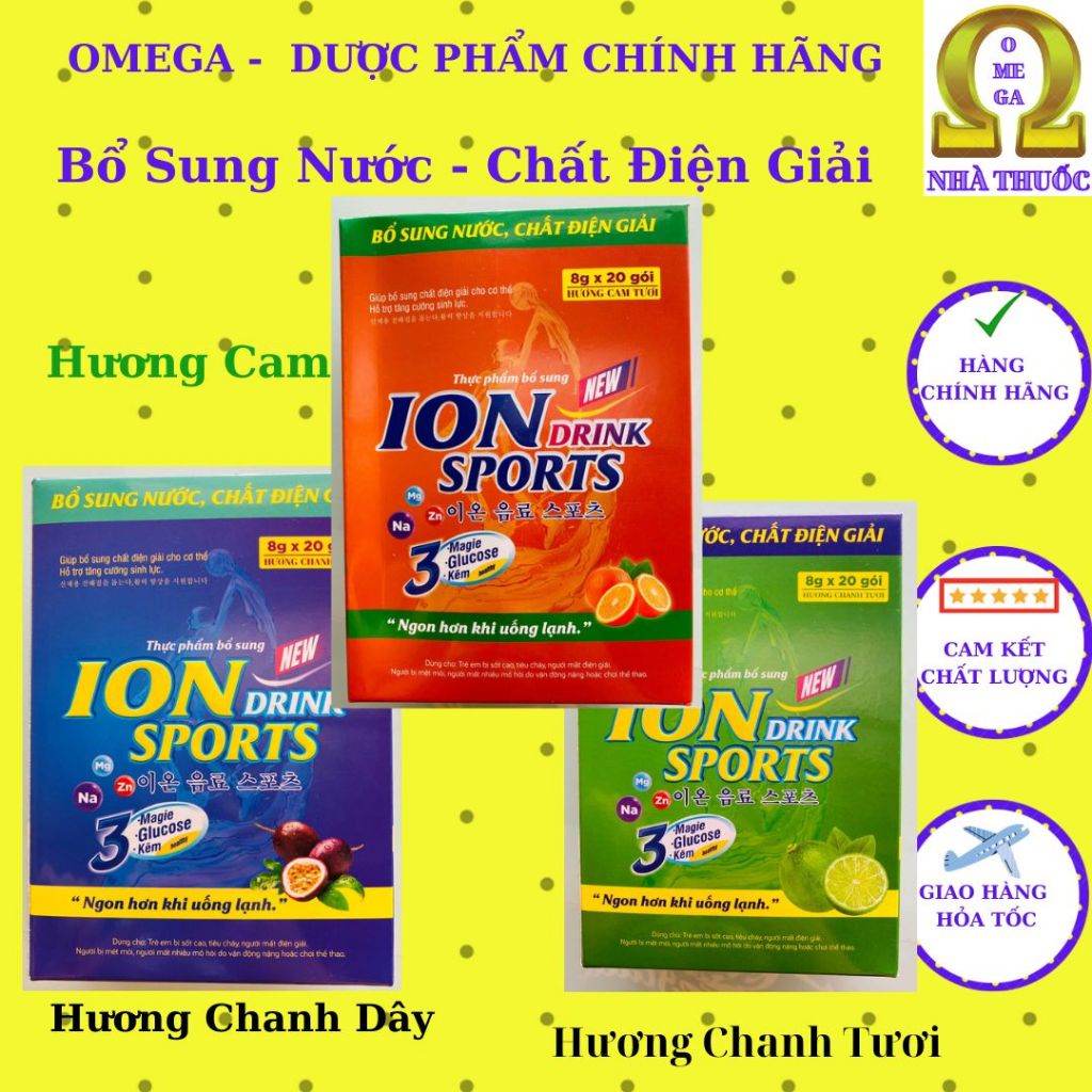 - Bổ Sung Chất Bù Điện Giải Và Bù Nước ( Gói Bột Pha)