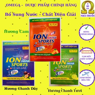  ION DRINK SPORT   Hộp 20 gói HD 2028 - Bổ Sung Chất Bù Điện Giải Và Bù Nước   Gói Bột Pha  