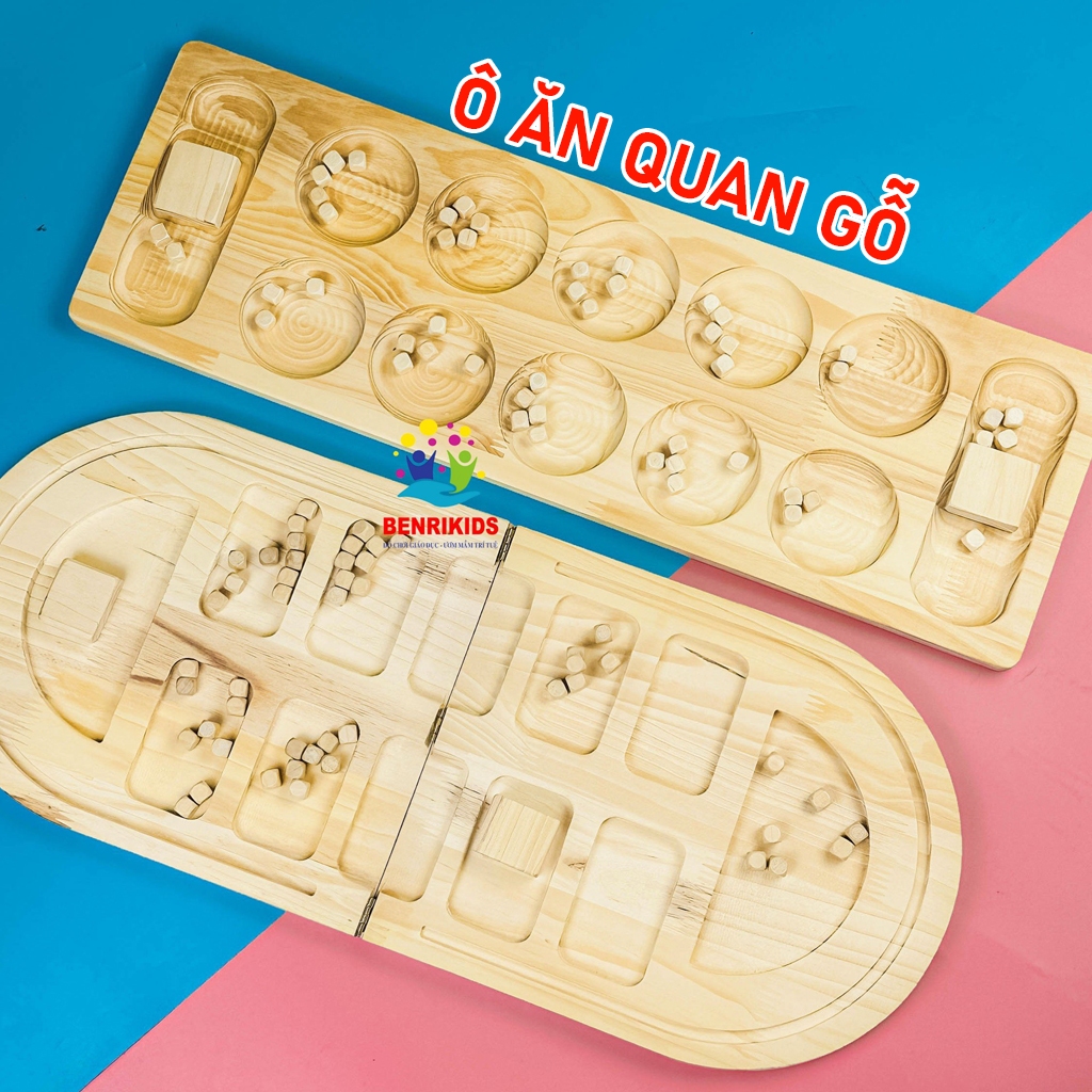 Ô Ăn Quan Tuổi Thơ Loại Lớn Trò Chơi Dân Gian Việt Nam Bằng Gỗ Đồ Chơi Giải Trí Gia Đình Board game