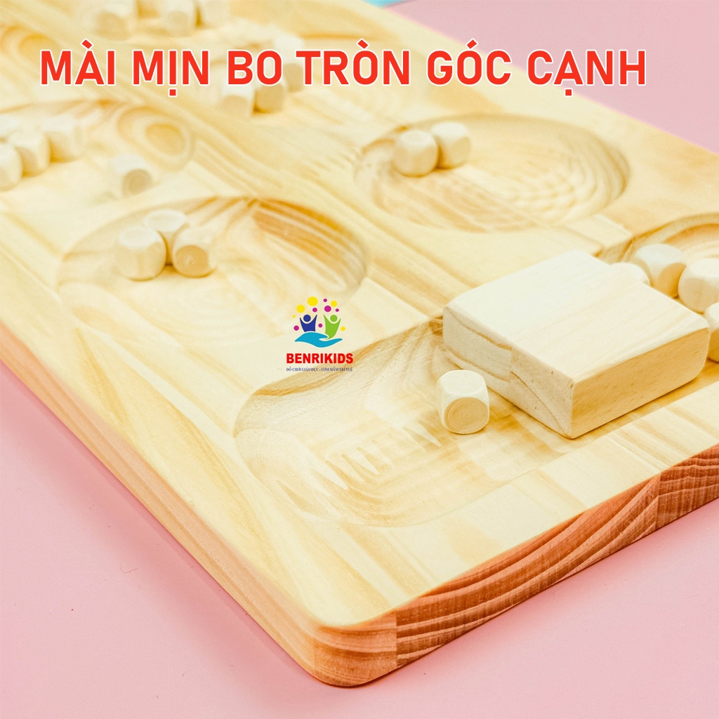 Ô Ăn Quan Tuổi Thơ Loại Lớn Trò Chơi Dân Gian Việt Nam Bằng Gỗ Đồ Chơi Giải Trí Gia Đình Board game