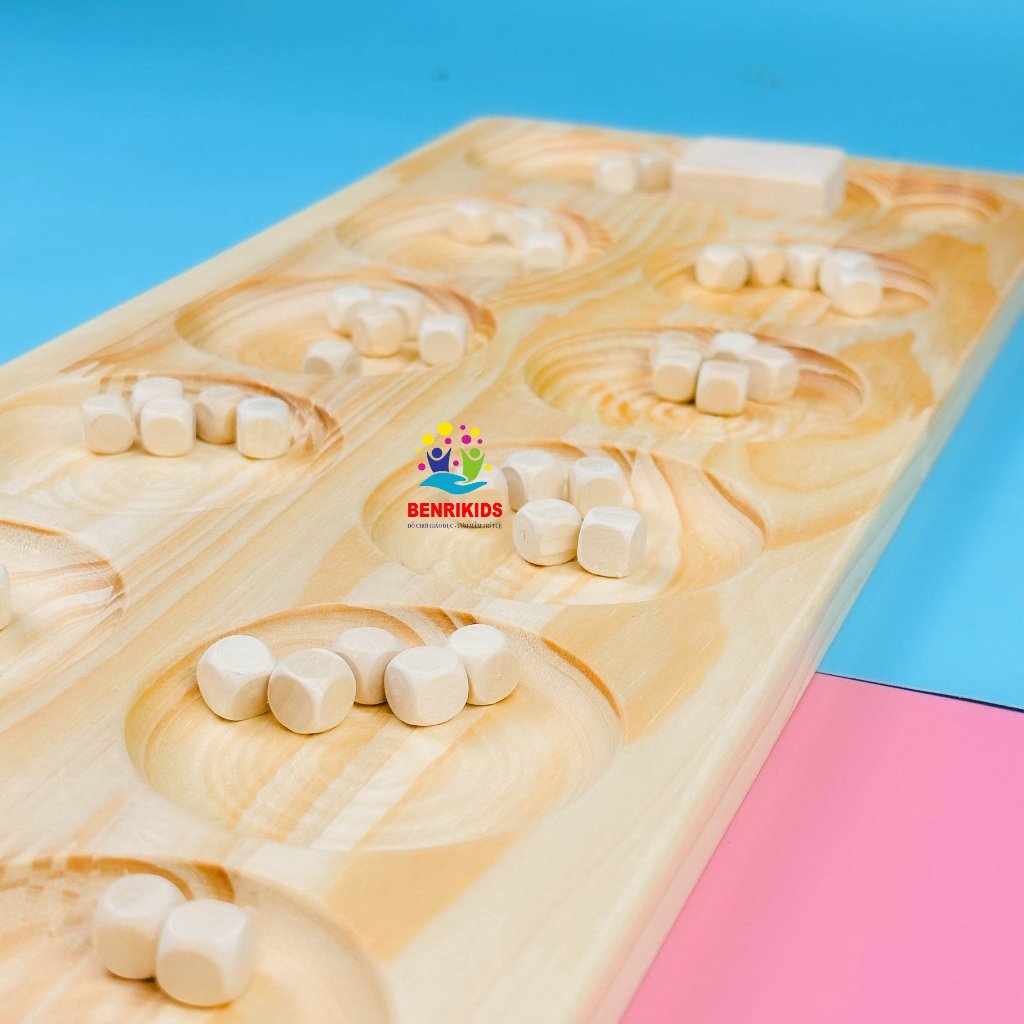 Ô Ăn Quan Tuổi Thơ Loại Lớn Trò Chơi Dân Gian Việt Nam Bằng Gỗ Đồ Chơi Giải Trí Gia Đình Board game