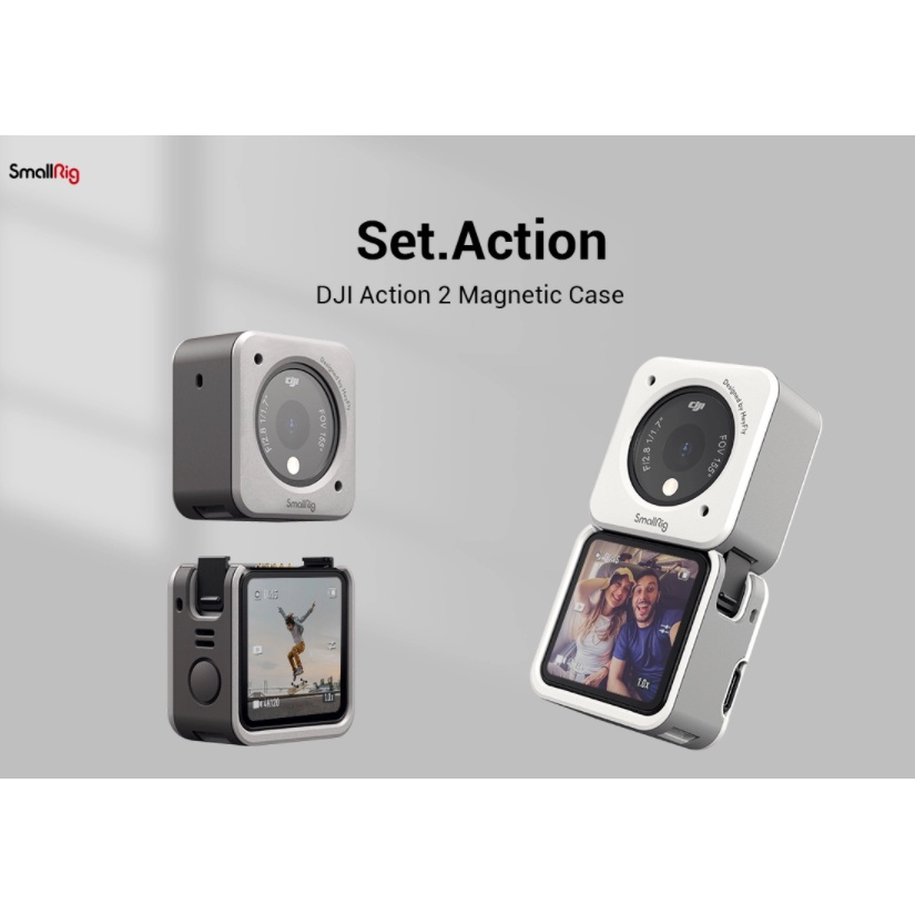 SmallRig 3626 / SmallRig 3627 - DJI Action2 Magnetic Case  - Hàng Chính Hãng