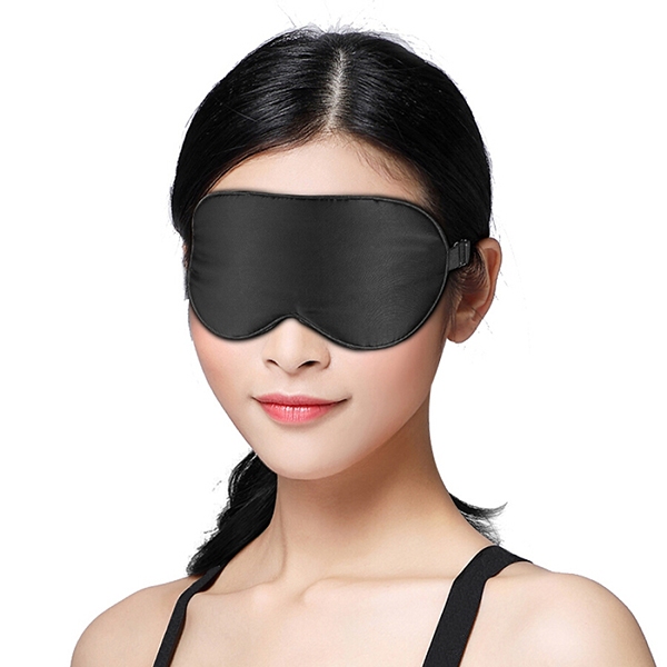 Bịt mắt che mắt ngủ chất kiệu vải lụa mềm mại có dây đeo co giãn