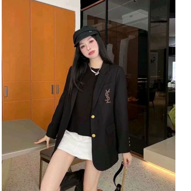 Áo vest đính đá lưng cao cấp