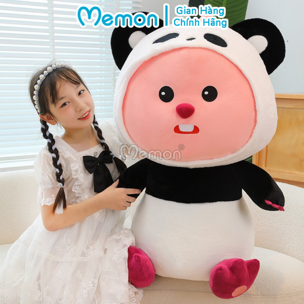 Gấu Bông Hải Ly Loopy Cosplay Gấu Trúc Và Ong Vàng Đáng Yêu Cao Cấp Memon